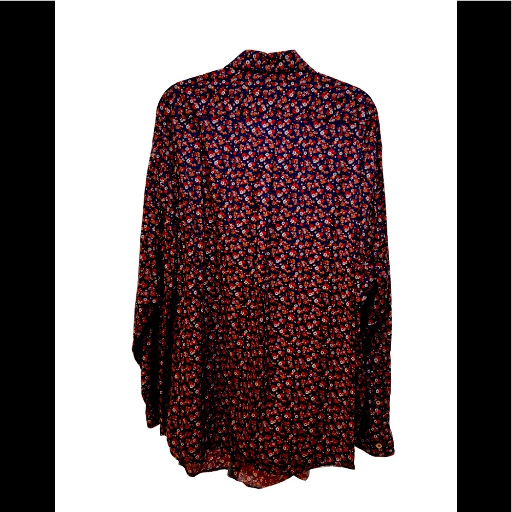 Men casual L/S button down shirt